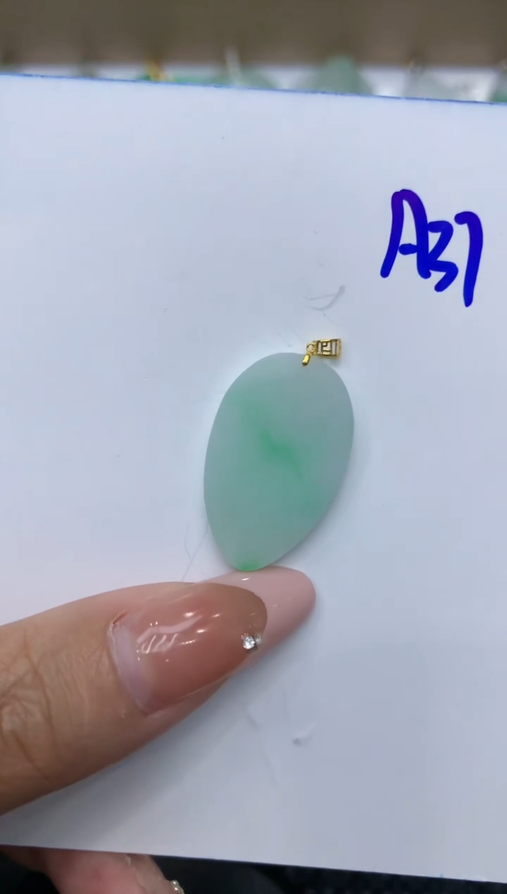 【闪购商品】翡翠颈饰18K金镶嵌111111111