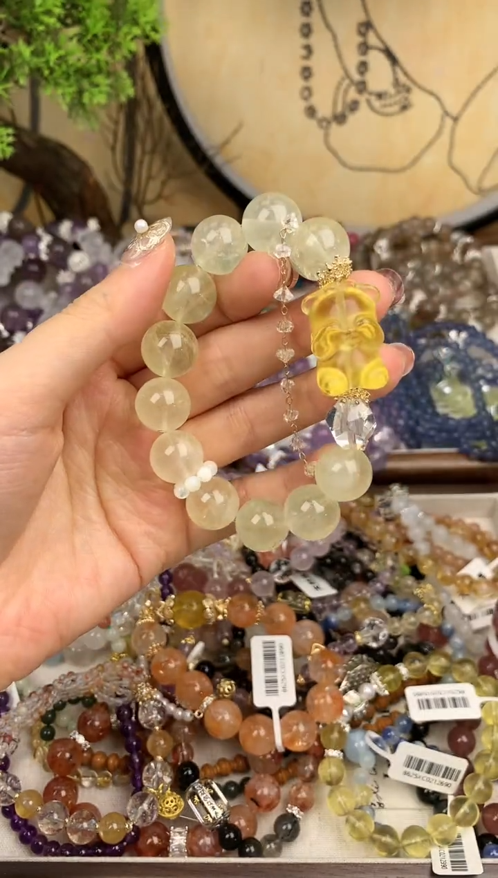 【闪购商品】黄晶手链未镶嵌6015手串