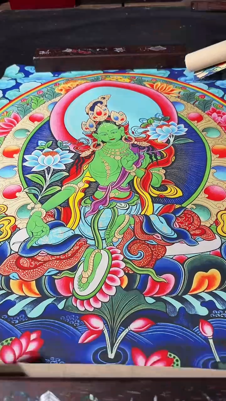 卷轴画藏式珍藏彩绘艺术馆149