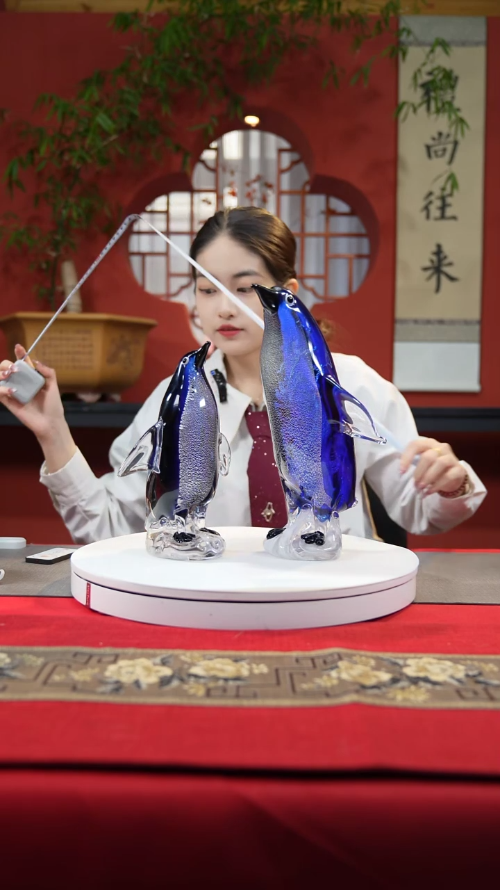 【闪购商品】琉璃手工艺品企鹅