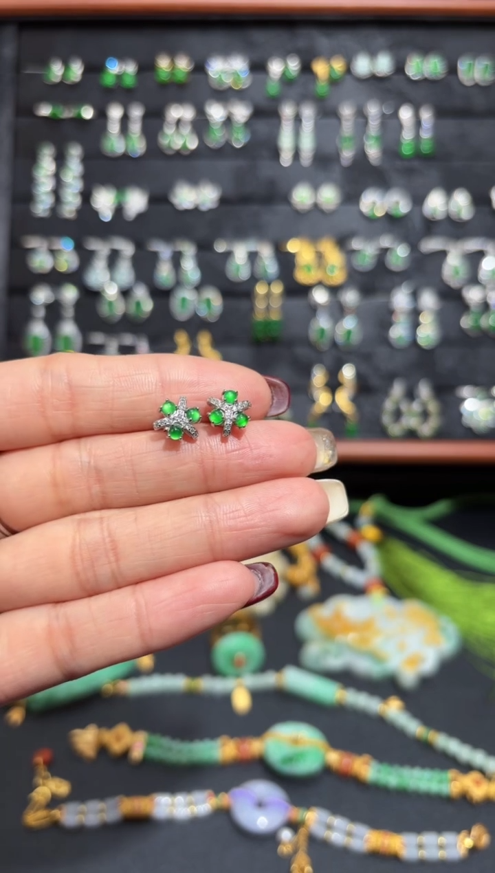 【闪购商品】翡翠颈饰银S925镶嵌蛋面/支持复检/一件