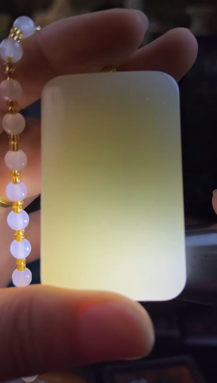 和田玉（白玉）未镶嵌吊坠(赠链)林氏直播精选推荐