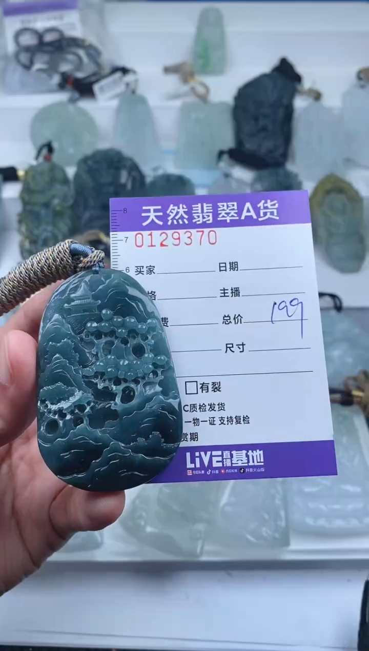 【闪购商品】翡翠颈饰未镶嵌         370