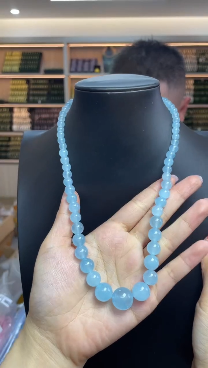 【闪购商品】海蓝宝石颈饰未镶嵌单个多样性发货