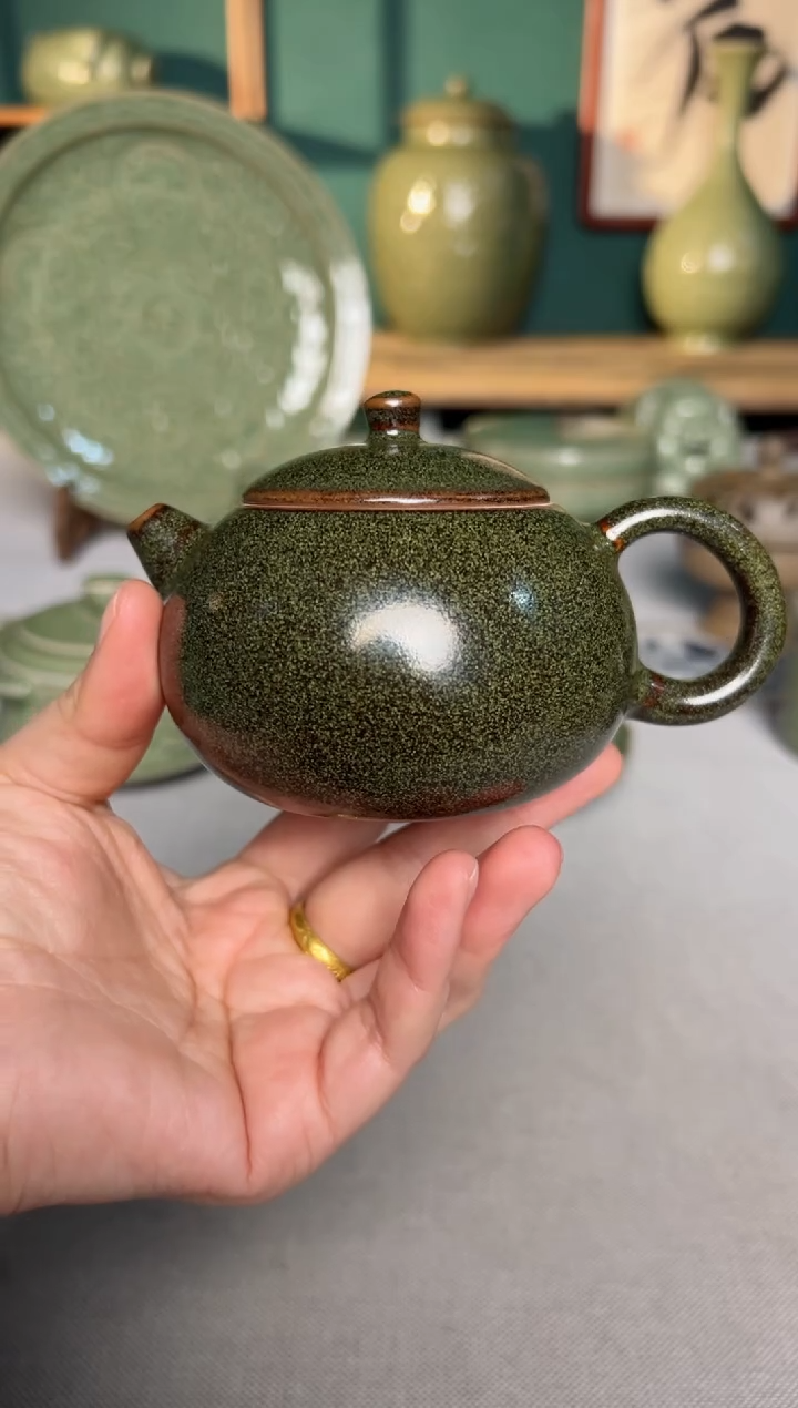 【闪购商品】其他耀州窑茶叶末釉西施壶