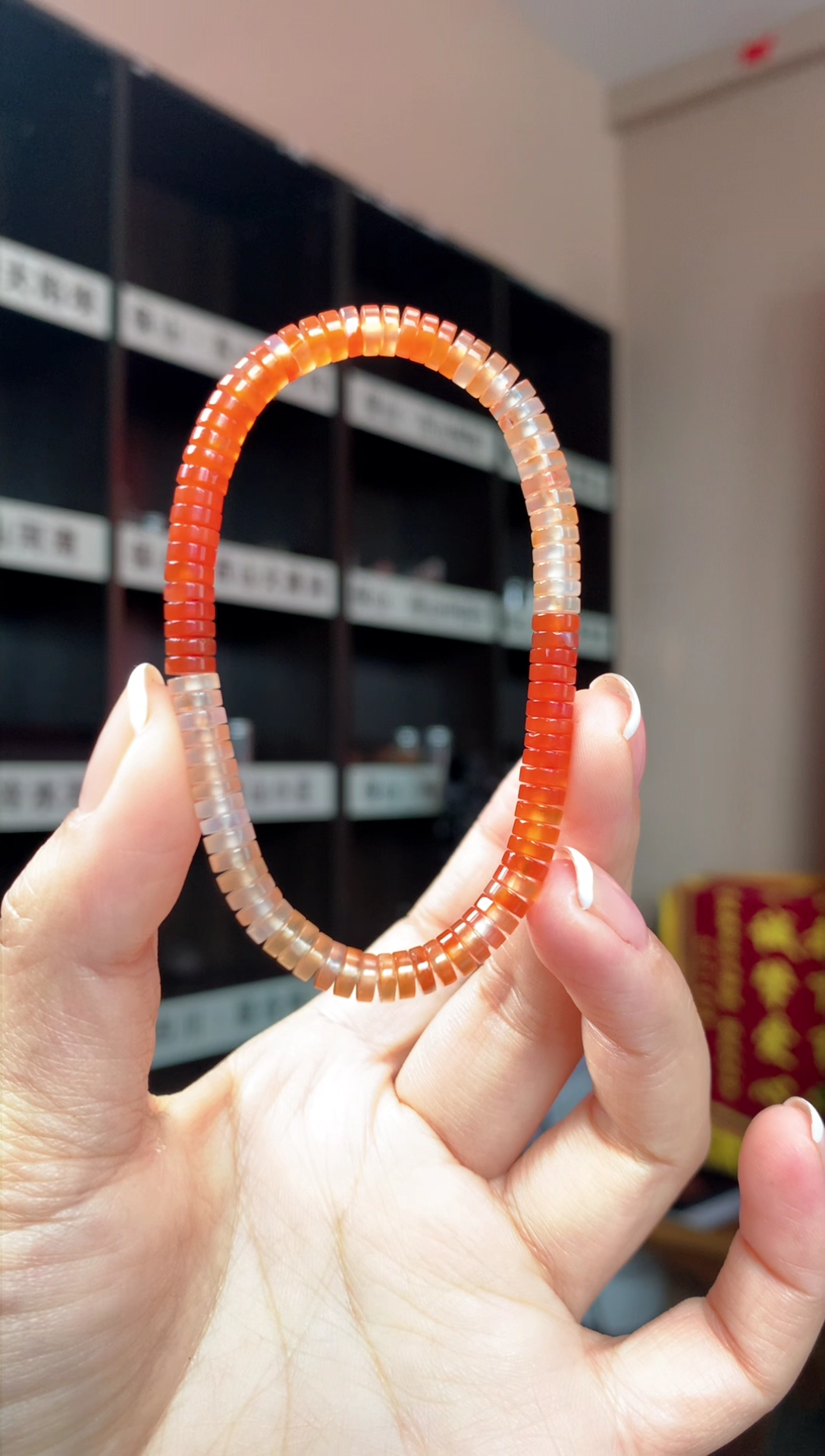 【闪购商品】南红玛瑙手串未镶嵌原矿南红卡5锦鲤