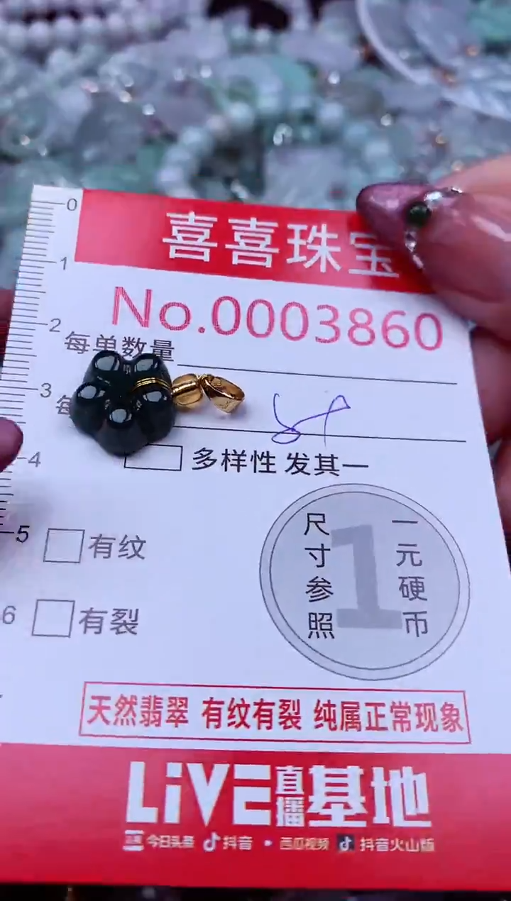 吊坠(不含链)未镶嵌翡翠3860