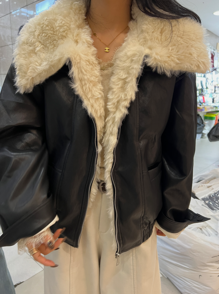 90白鸭绒翻领外套短款加厚百搭#58261