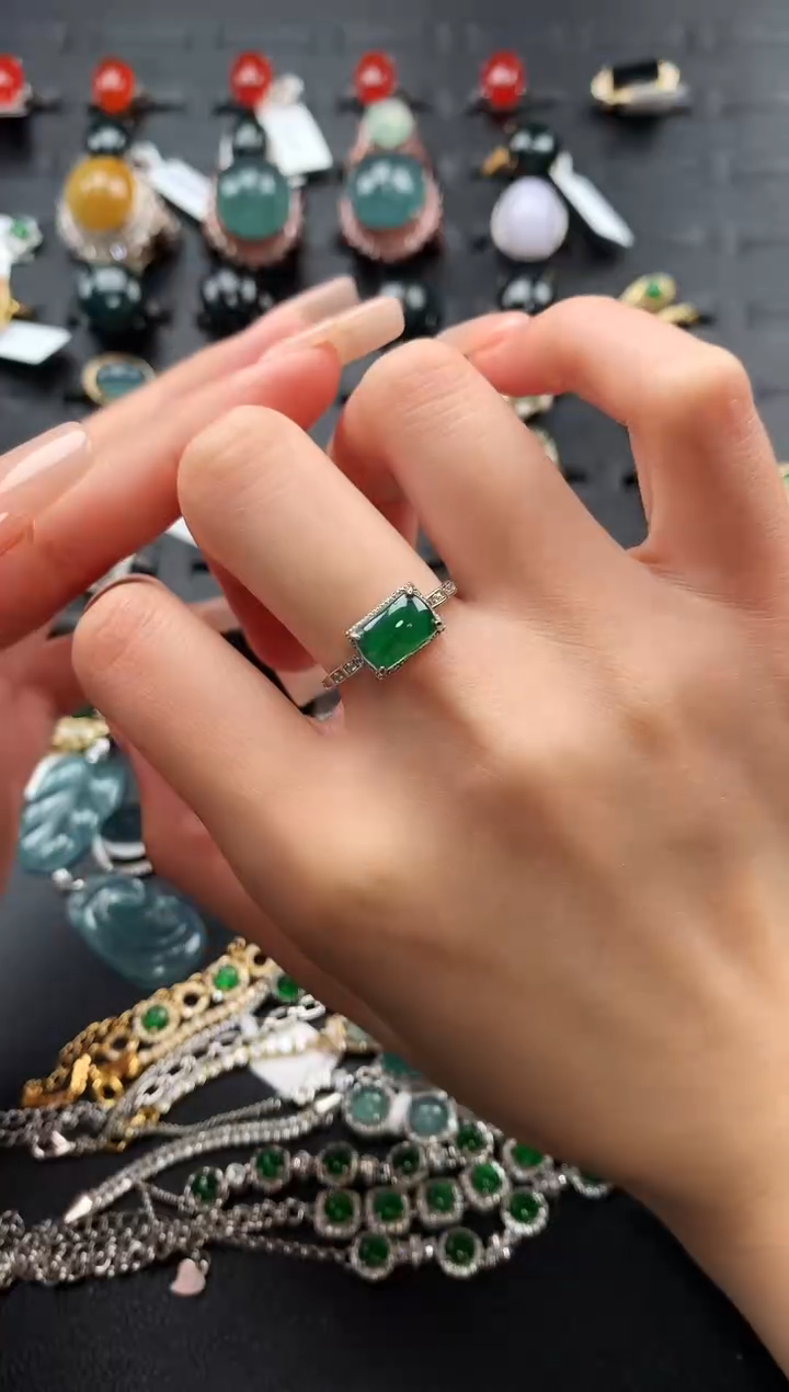 【闪购商品】翡翠戒指未镶嵌649598759