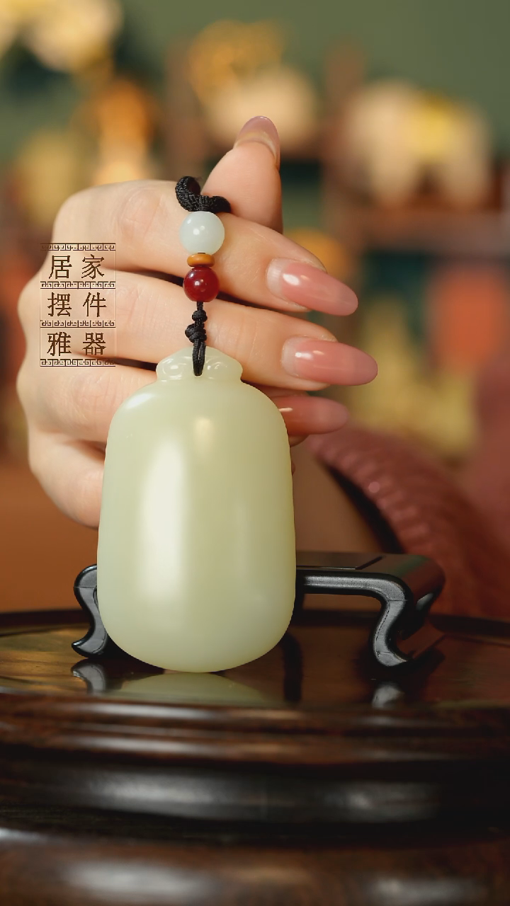 玉《如意手把》摆件