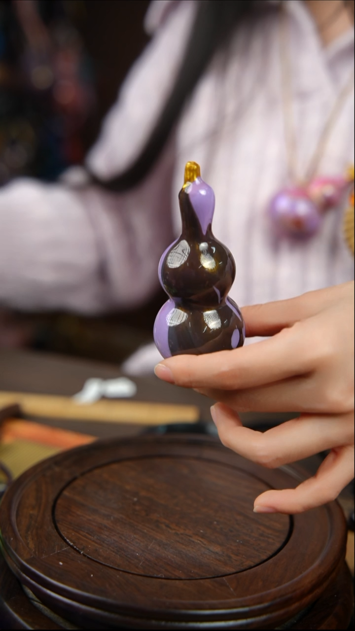 523号漂漆小手捻葫芦