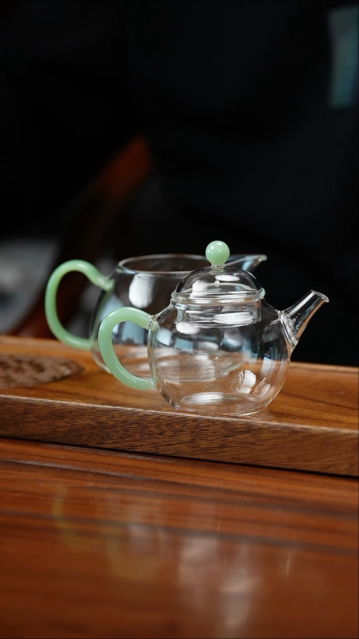 【闪购商品】品德坊禅韵泡茶壶青钰+明信唐102浅钰