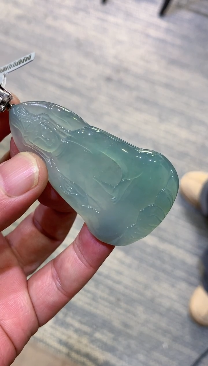 颈饰未镶嵌翡翠天然A货翡翠