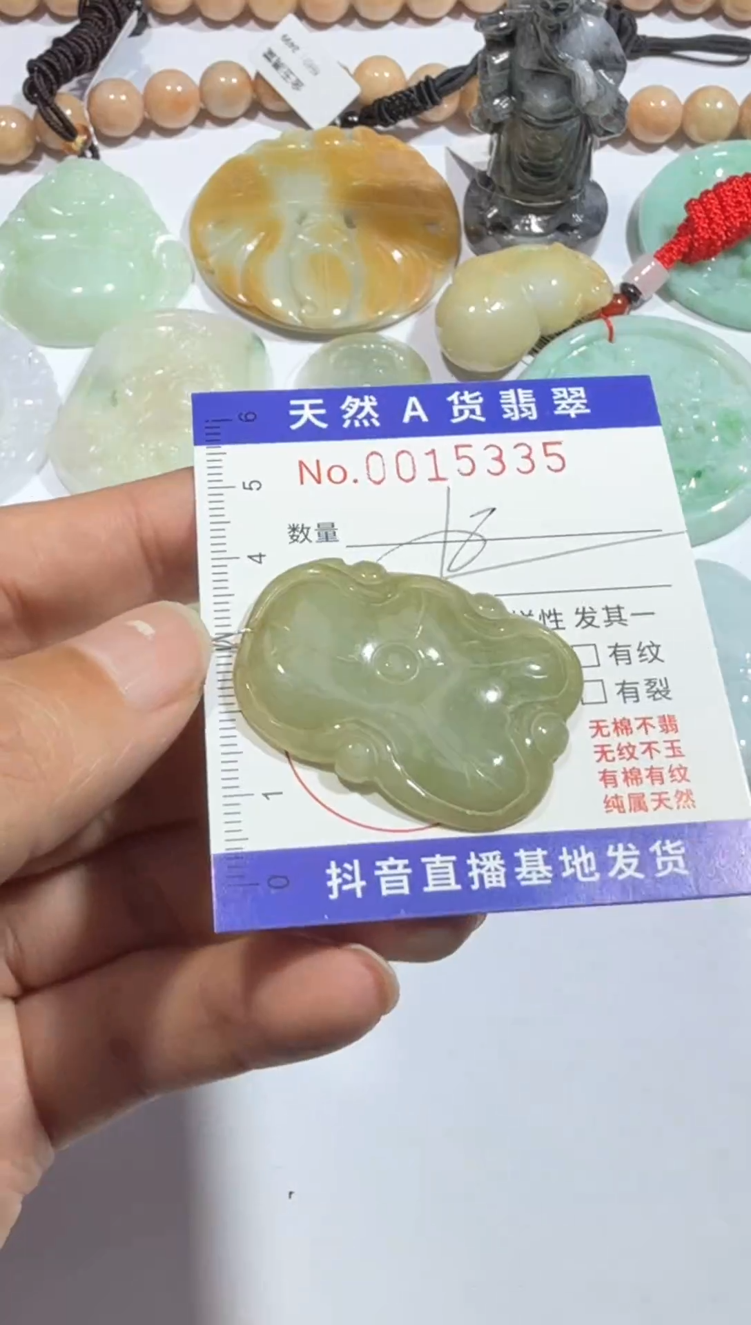 【闪购商品】翡翠颈饰未镶嵌00015335
