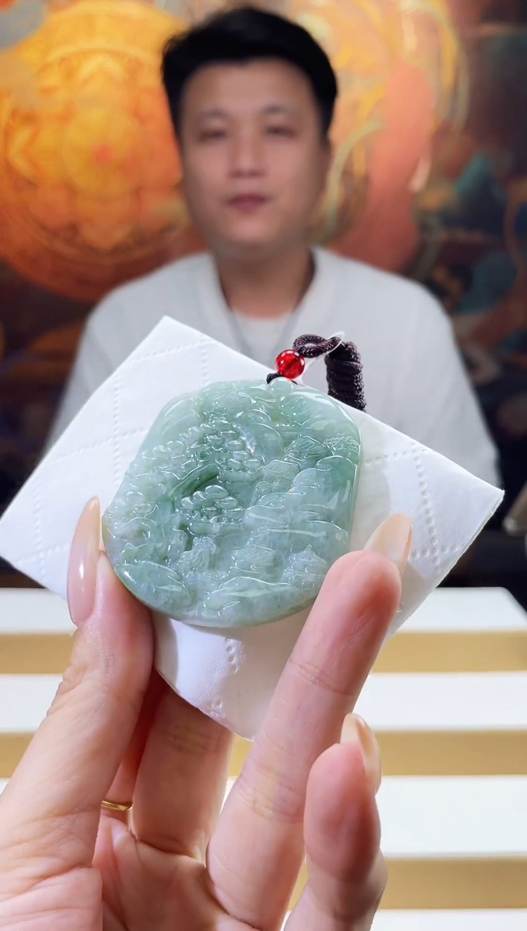 翡翠未镶嵌颈饰天然翡翠