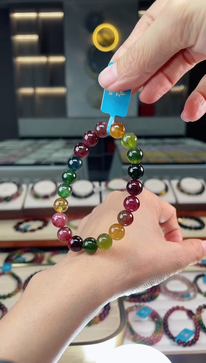 【闪购商品】碧玺单圈手串未镶嵌（多样性发一条）Q