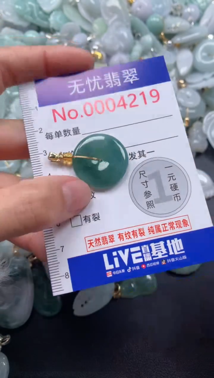 颈饰未镶嵌翡翠4219