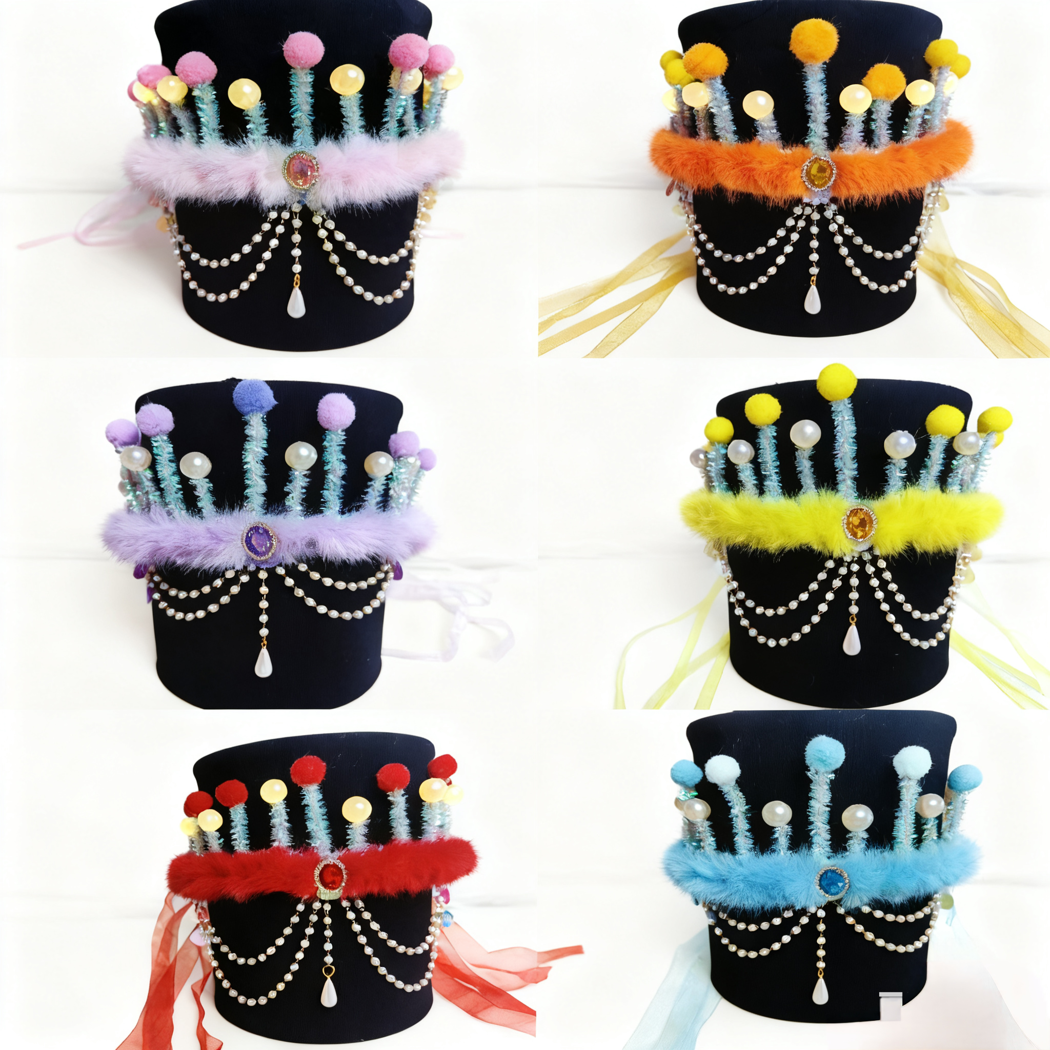 【糖果很甜】扶摇皇冠发箍全网热卖爆款公主风头饰材料包（非成品）