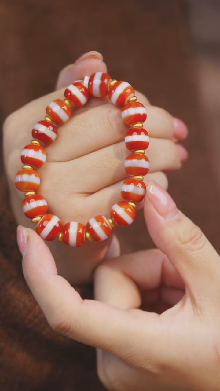 【闪购商品】玛瑙/玉髓手串未镶嵌多样性发一