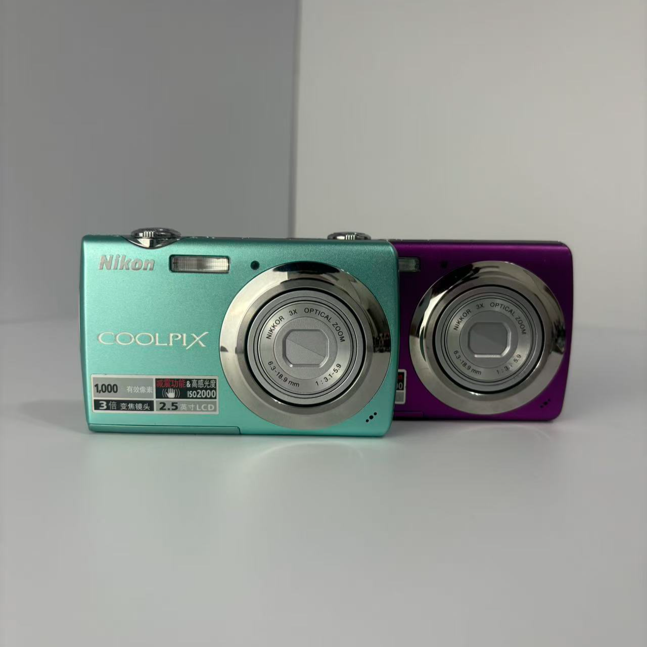 95新 Nikon/尼康 s220 1000万像素3倍变焦清冷氛围感ccd