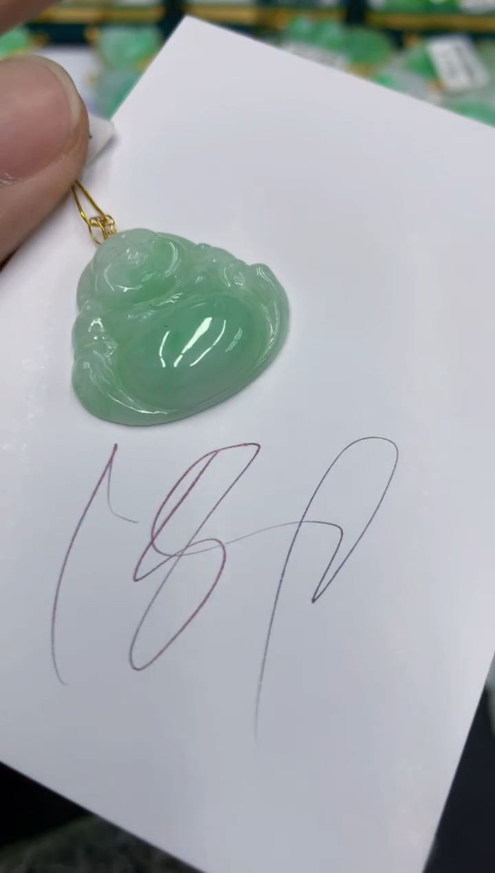 【闪购商品】翡翠颈饰18K金镶嵌11111111111