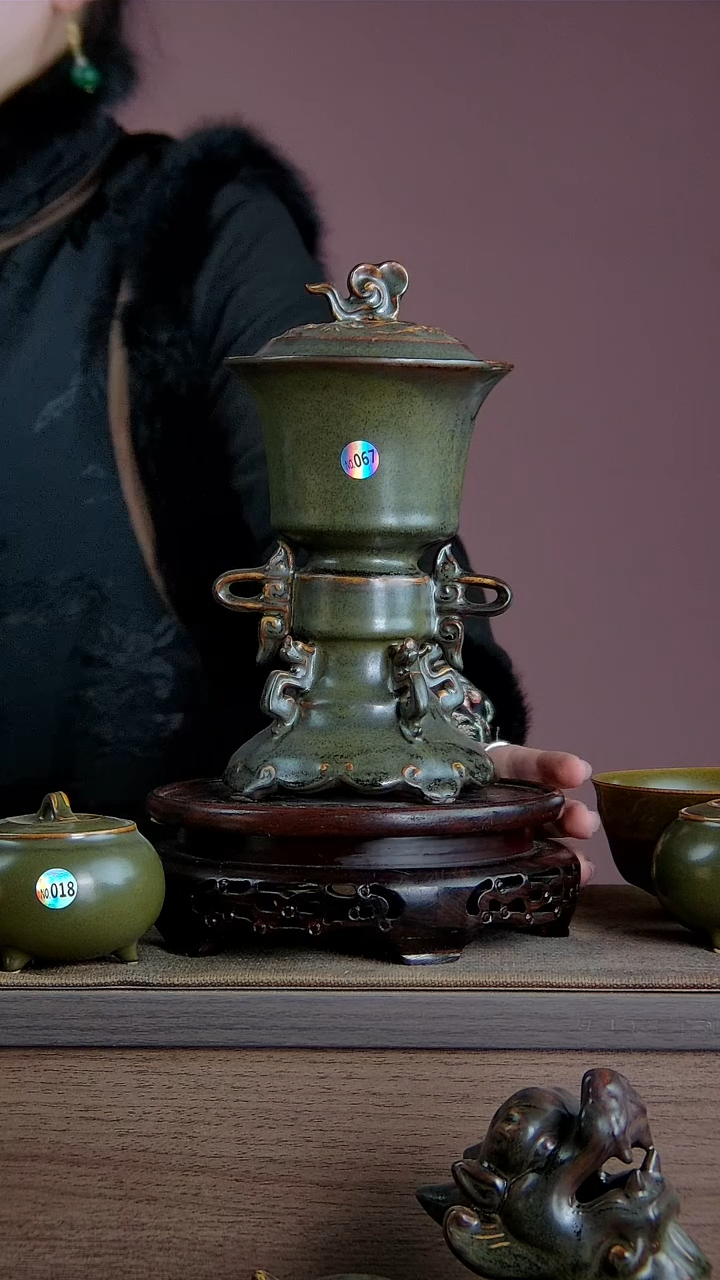 【闪购商品】景韵堂仿清茶叶末釉
