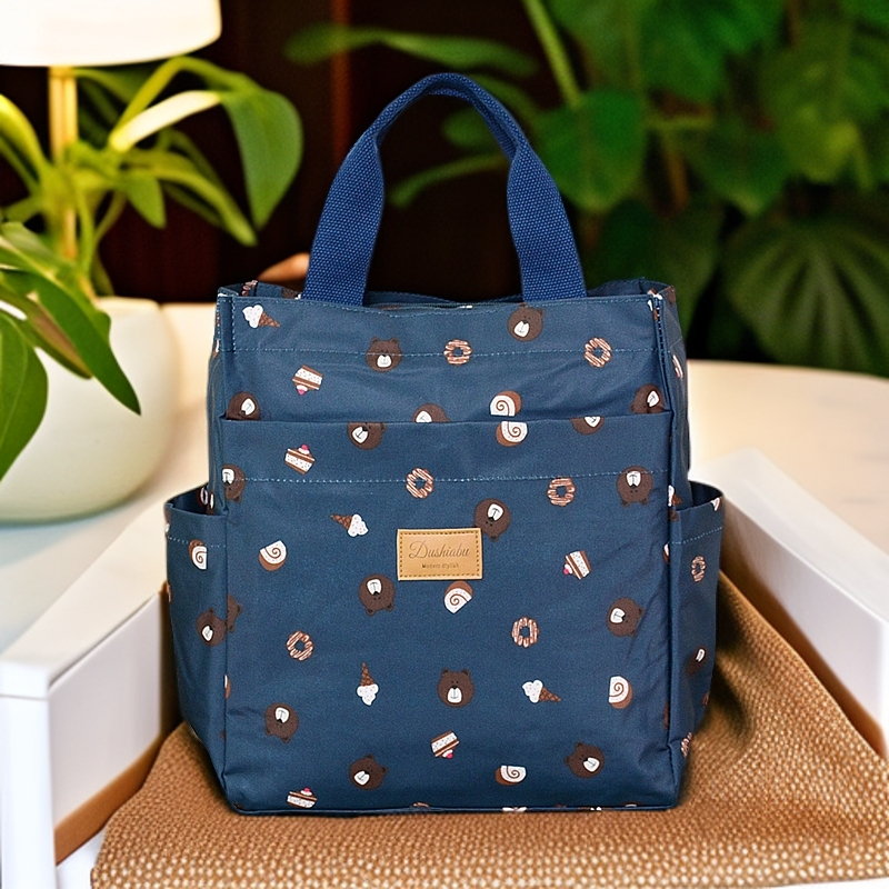 大容量饭盒袋加厚铝箔保温饭盒包隔热保温桶手提包大号饭盒手提袋