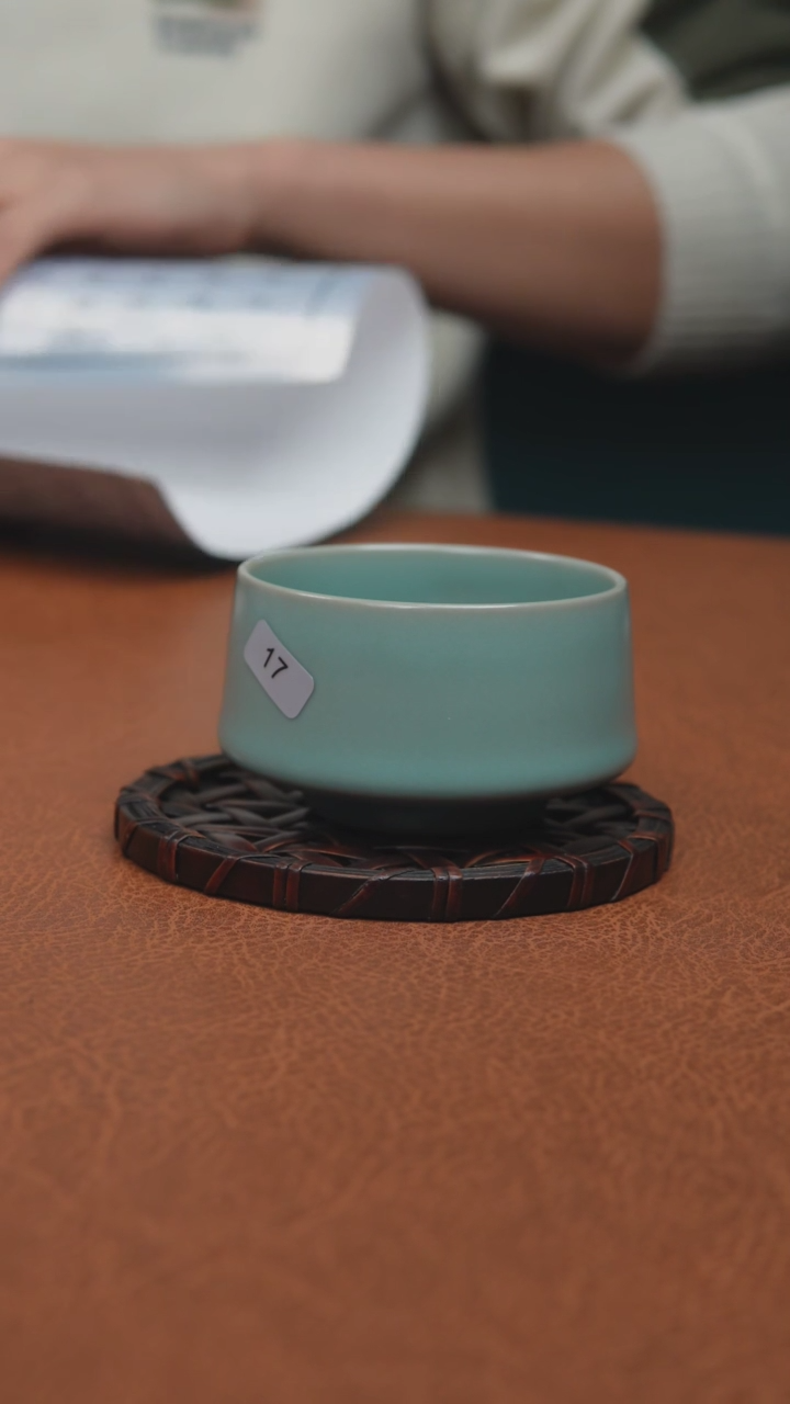 【闪购商品】杯汝州原产地原矿釉仿古支钉单杯