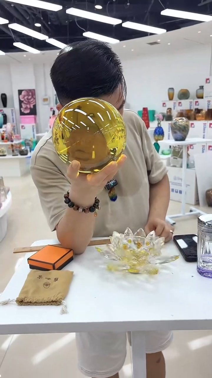 琉璃手工艺品外贸尾货花瓶068  m088