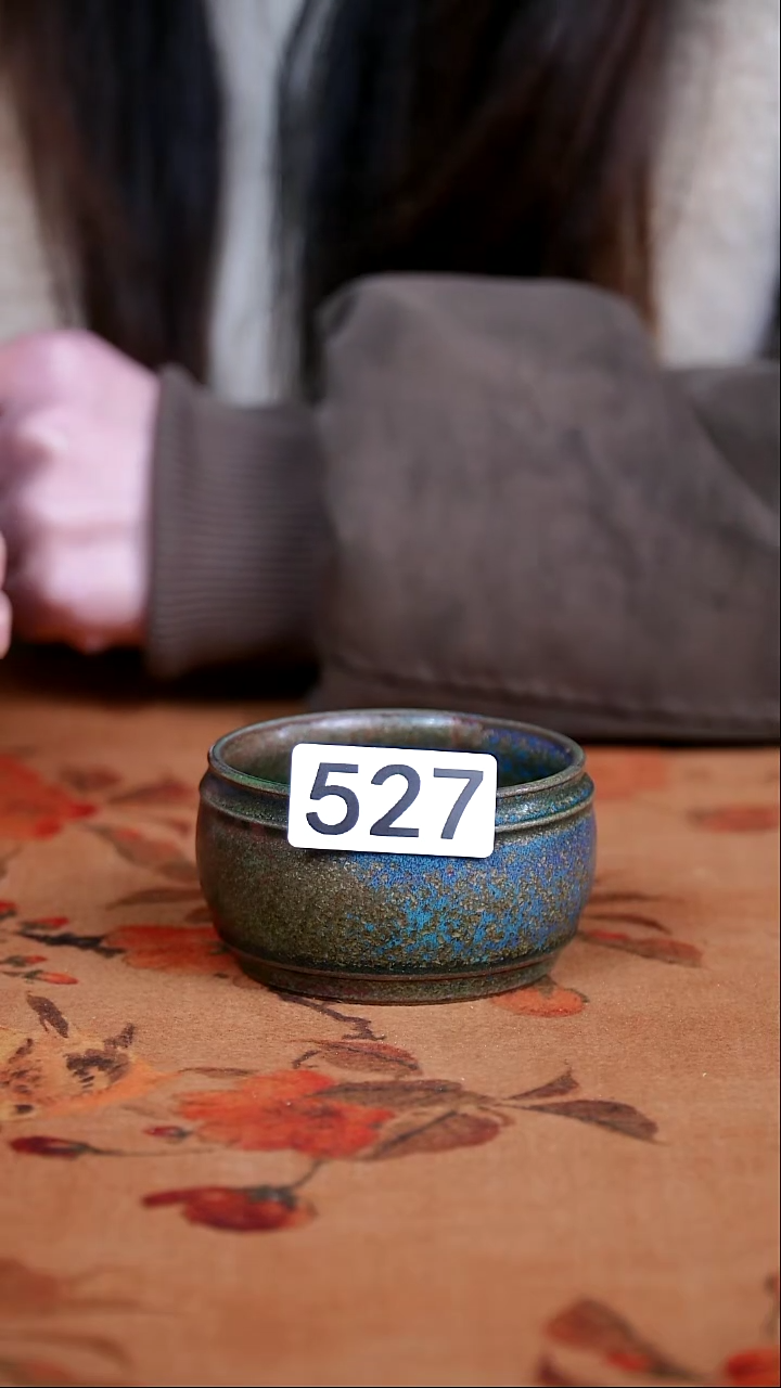 全品钧瓷茶器摆件