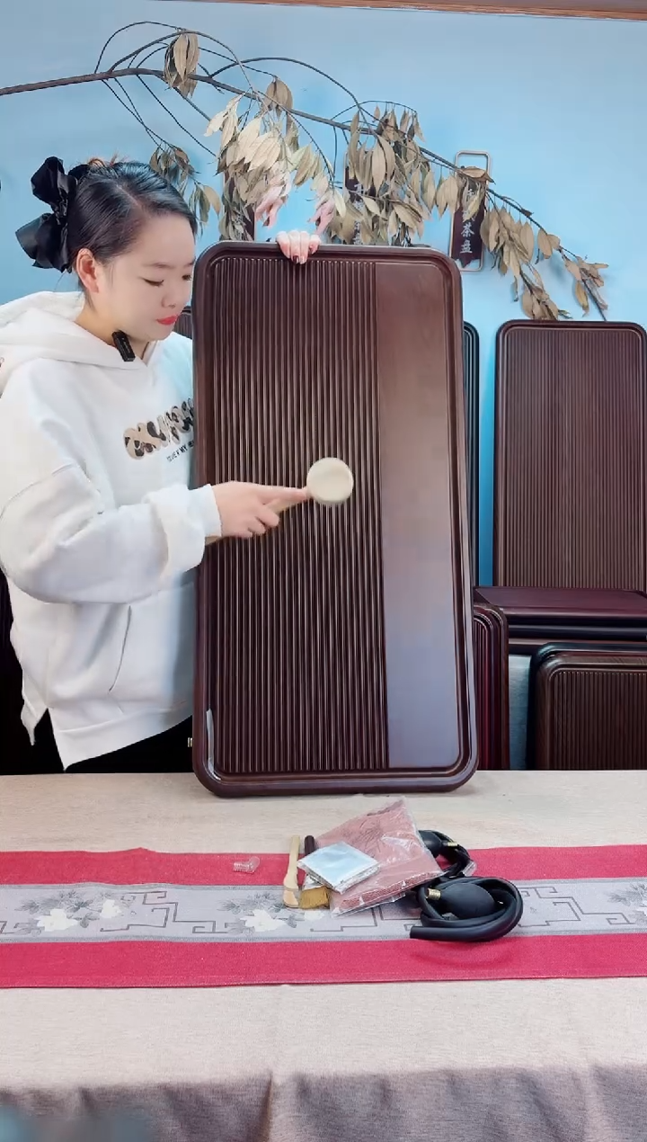 云海黄色茶盘90*45*4