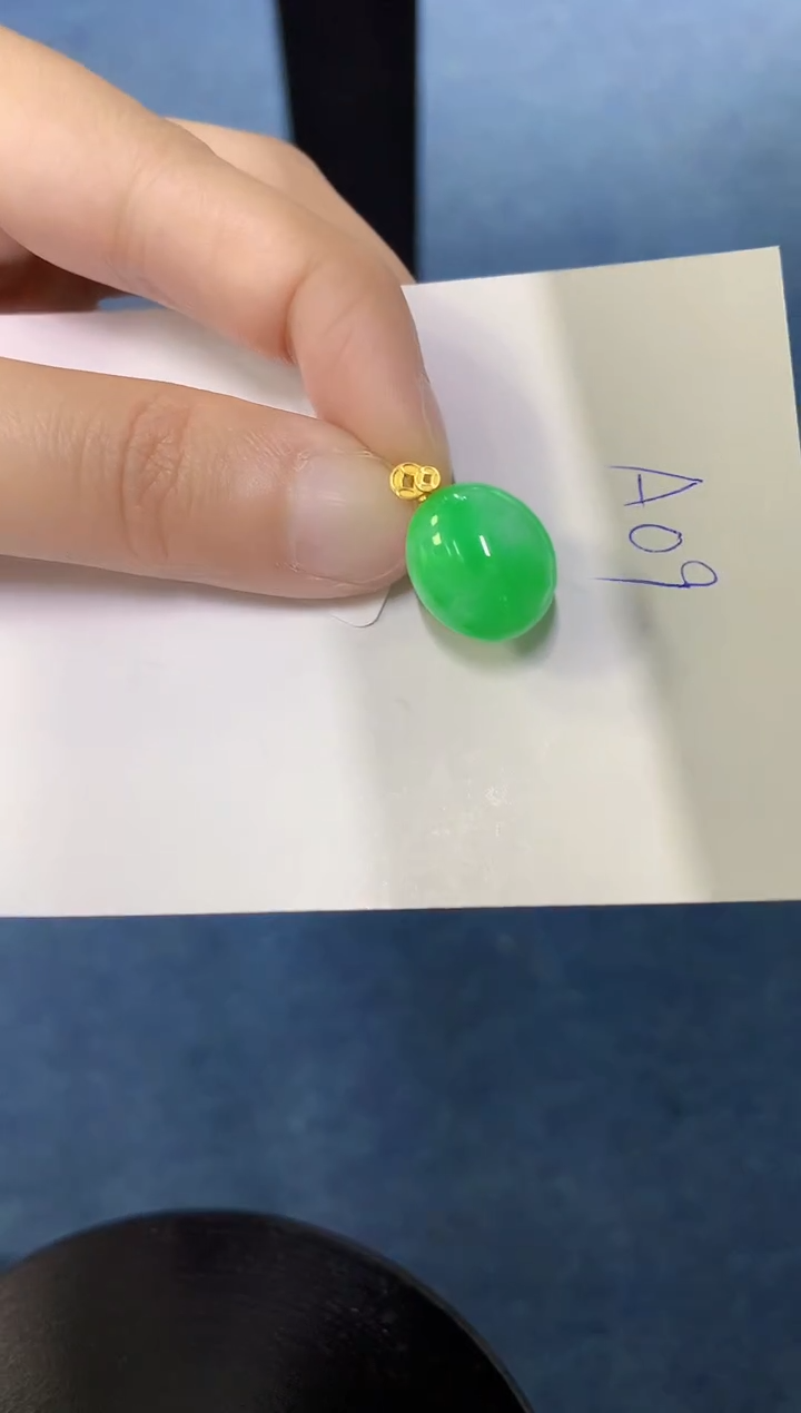 【闪购商品】翡翠颈饰18K金镶嵌000000000