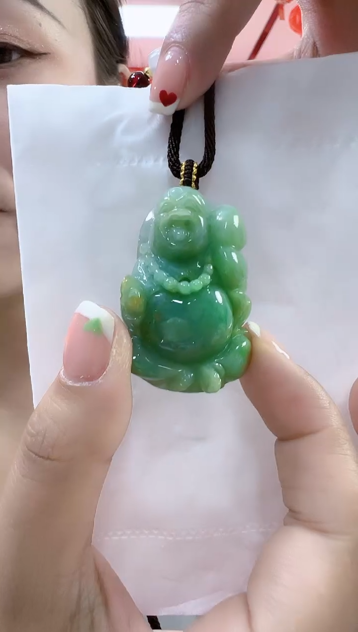 【闪购商品】翡翠颈饰未镶嵌孤品佛公