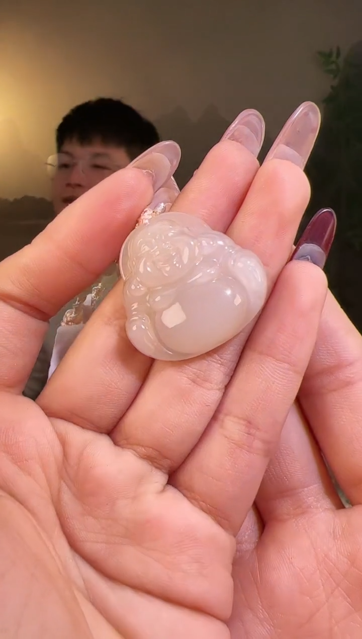 【闪购商品】和田玉颈饰未镶嵌hp佛公多样性发无