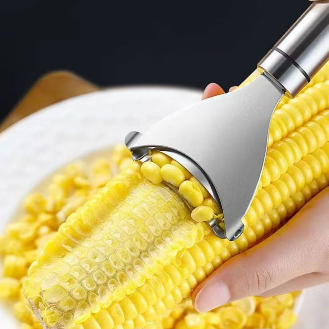 ai搭建学习智慧-玉米刨刀手动削鲜玉米脱粒器神器多功能家用创意