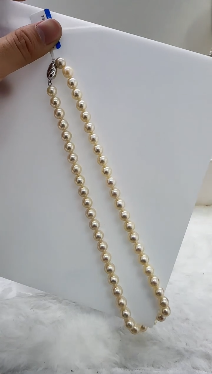 【闪购商品】海水珍珠DA未镶嵌t882 羽皇金8