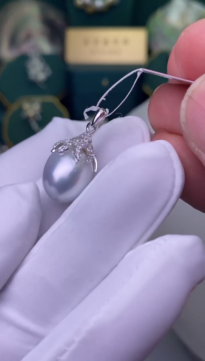 【闪购商品】海水珍珠颈饰银S925镶嵌12-13