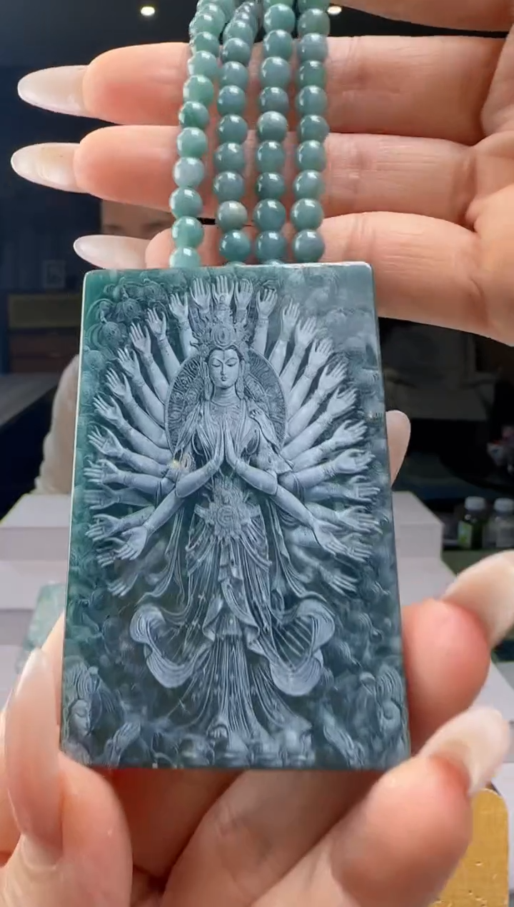 翡翠未镶嵌吊坠(赠链)多样性发其一YJ@@WS1WX38207