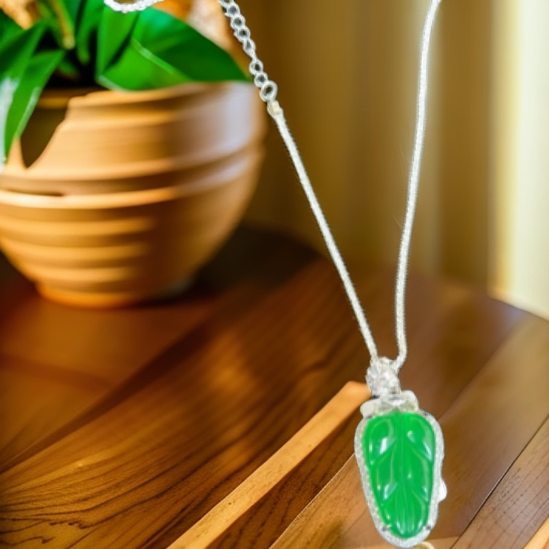 [时尚百搭轻奢设计]满绿叶子L34