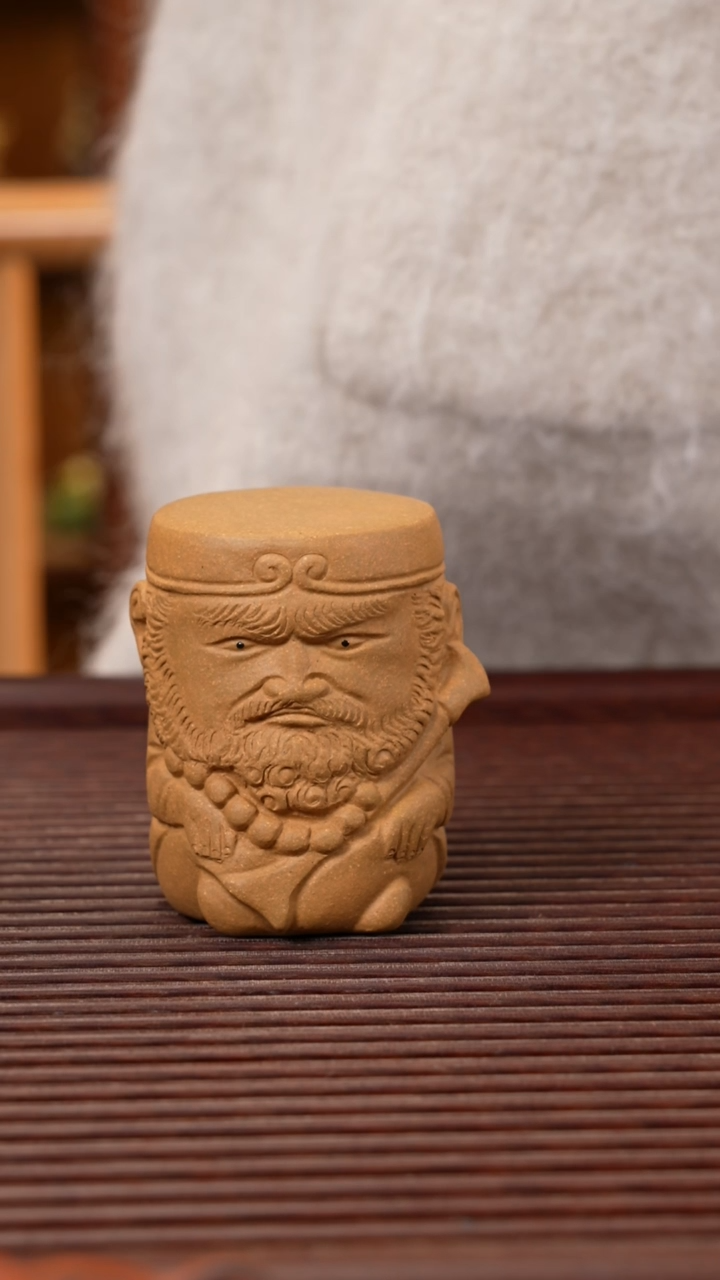 【闪购商品】紫砂茶宠人物盖置