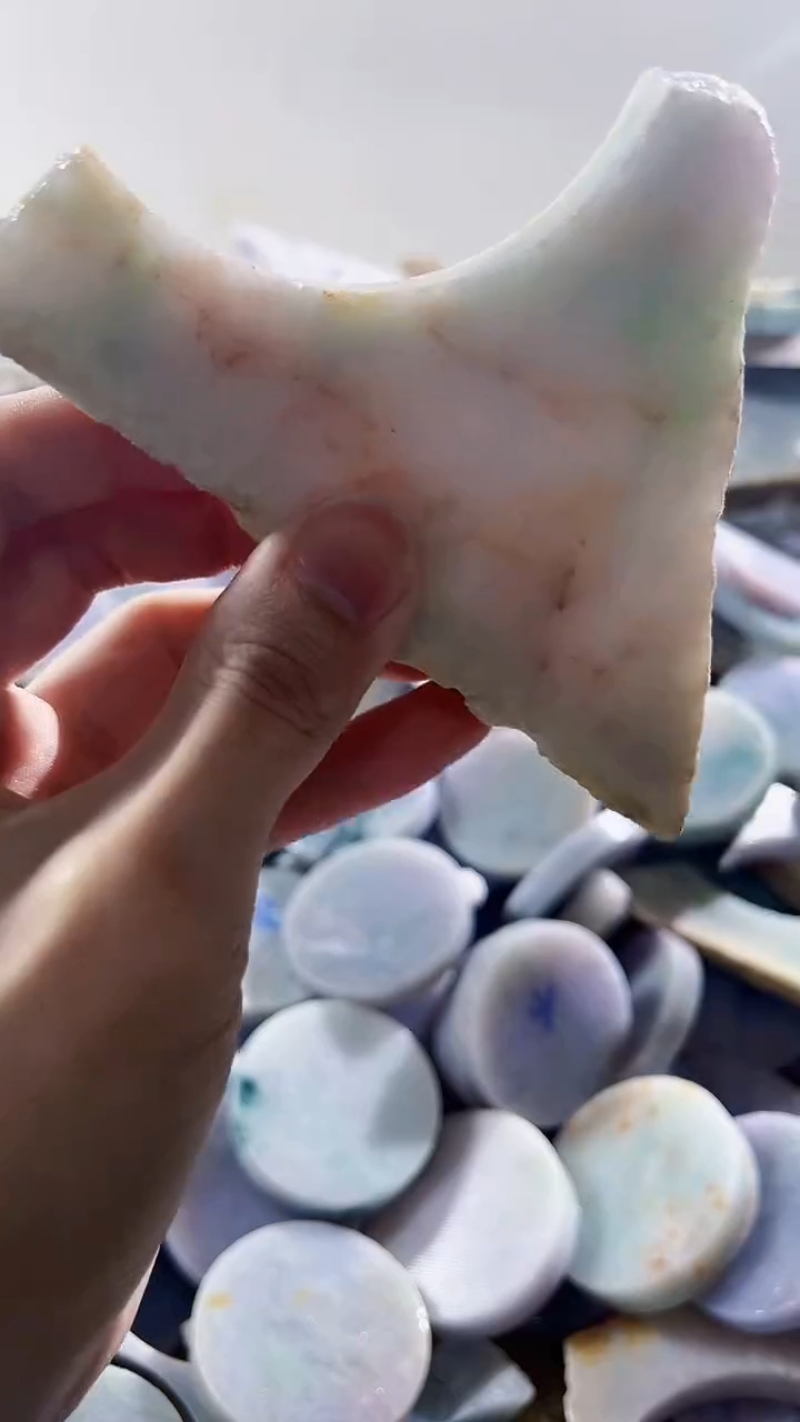 【闪购商品】翡翠裸石缅甸翡翠A货文314