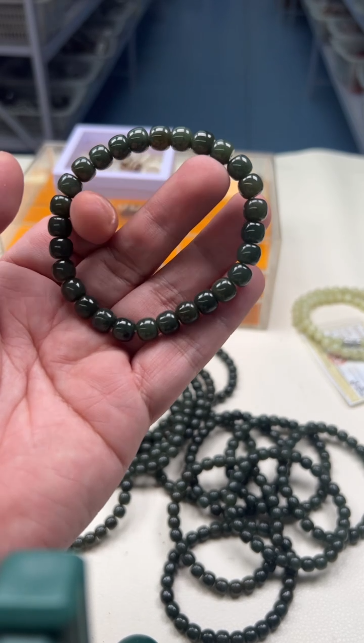 未镶嵌手串和田玉单圈6007