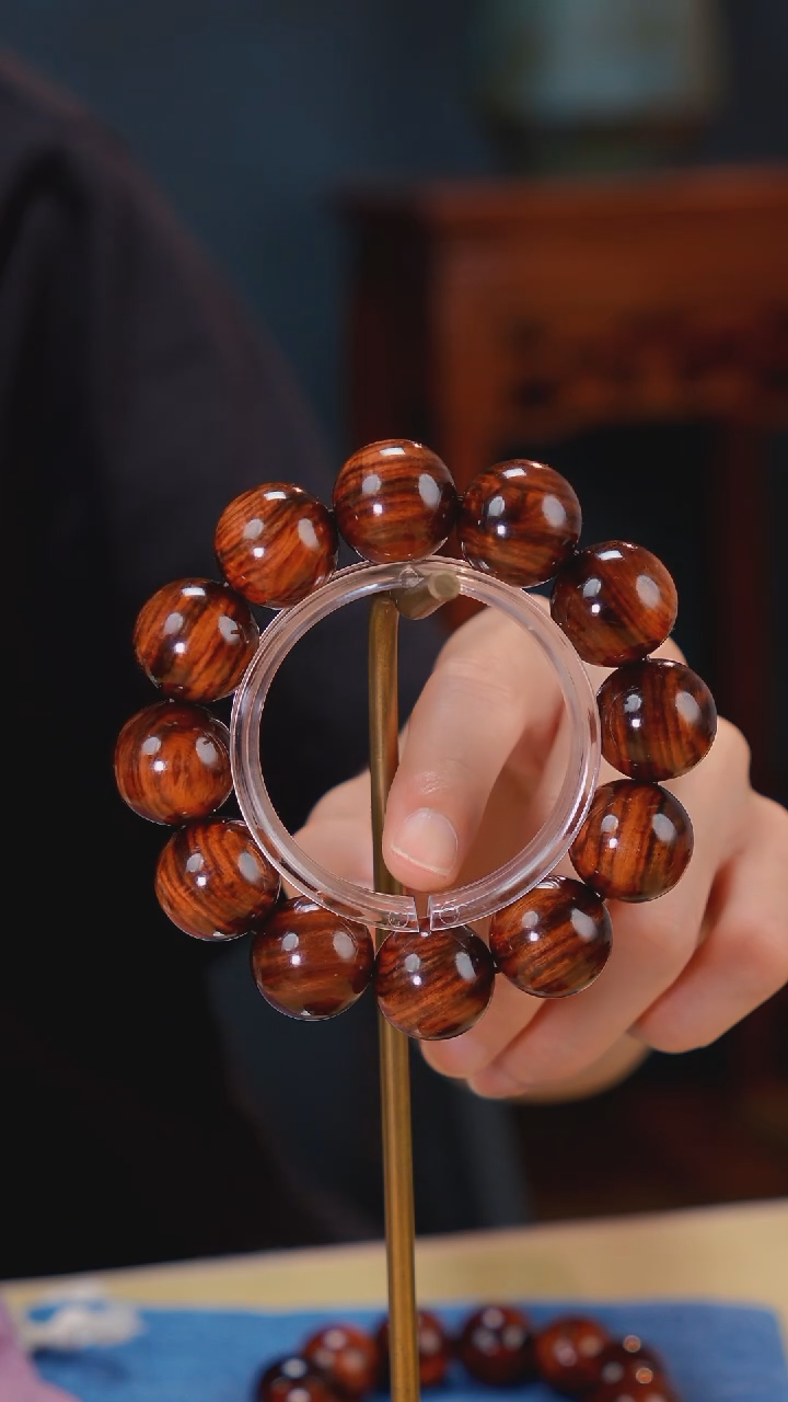 手串/手链黄花梨/降香黄檀0*8海南黄花梨紫油梨老料20