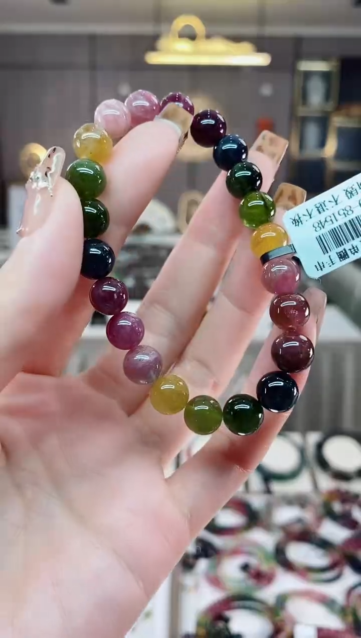 【闪购商品】单圈手串8mm+未镶嵌碧玺dan多样性发货一条