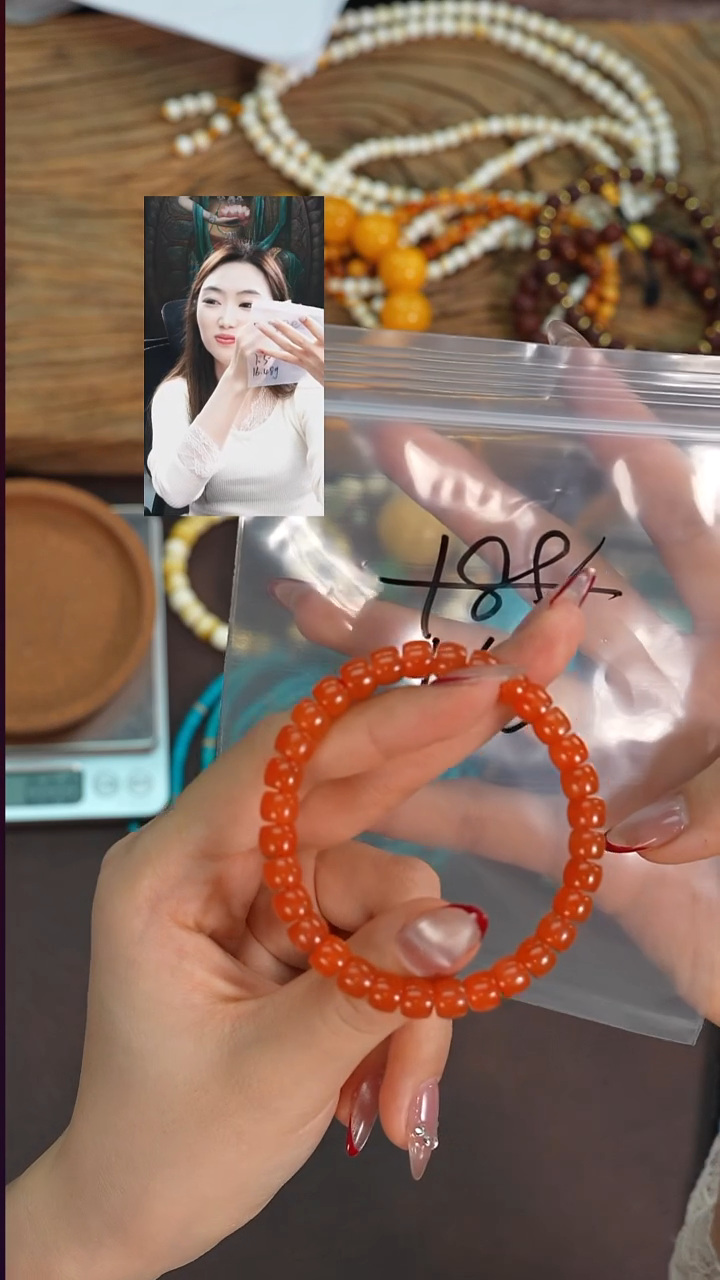 未镶嵌手串南红玛瑙中****单若雨臣品质回血