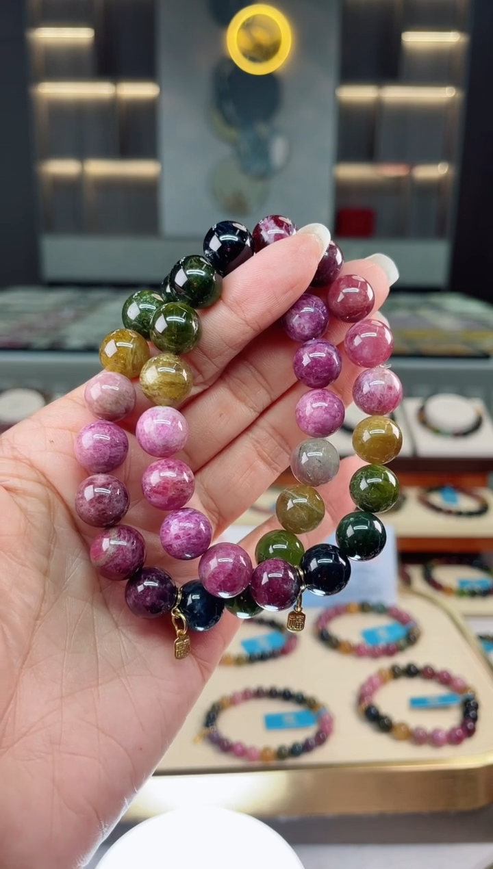 【闪购商品】碧玺单圈手串未镶嵌（多样性发一条）Q