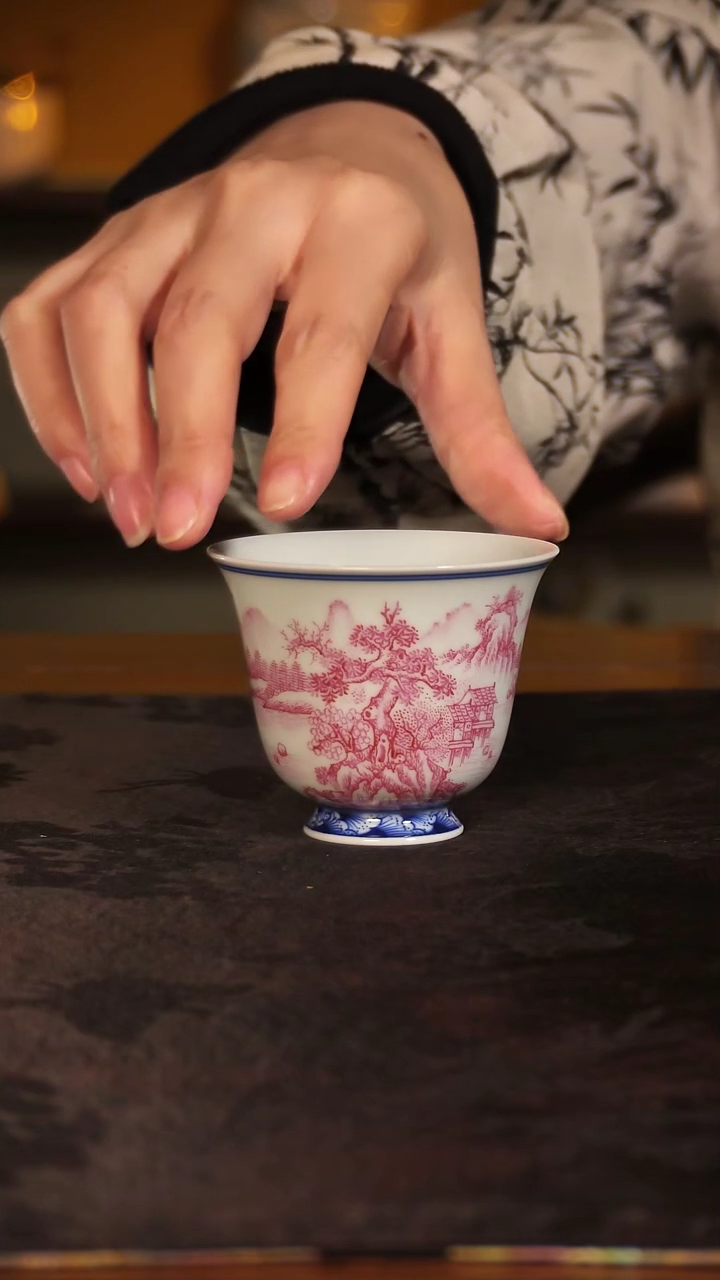 唐芙琼玛瑙红主人杯