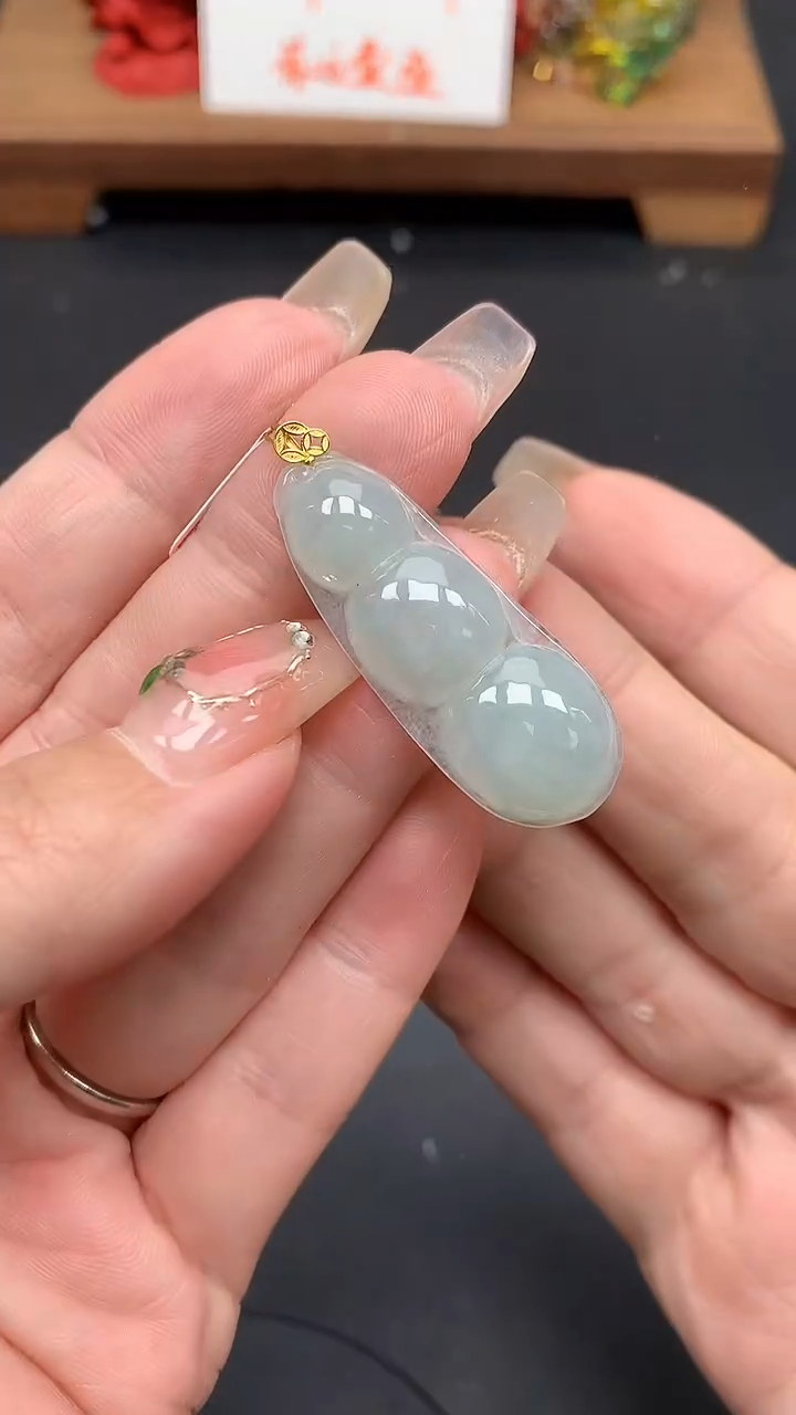 【闪购商品】翡翠吊坠(不含链)18K金镶嵌MS155820