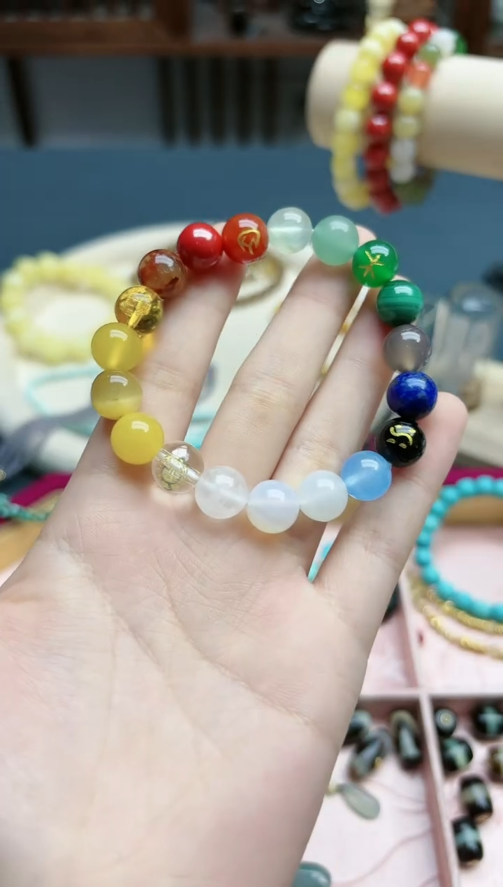 【闪购商品】紫晶手串未镶嵌多宝水晶手串*1 MY