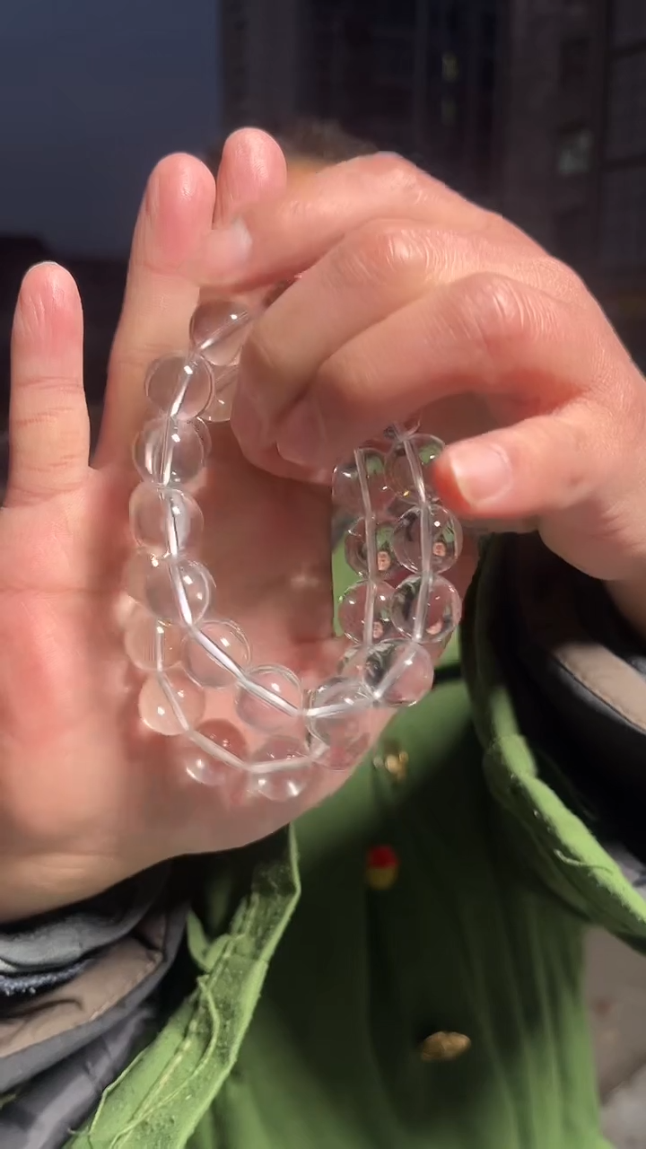 【闪购商品】水晶手链未镶嵌天然手串多样性发一14mm